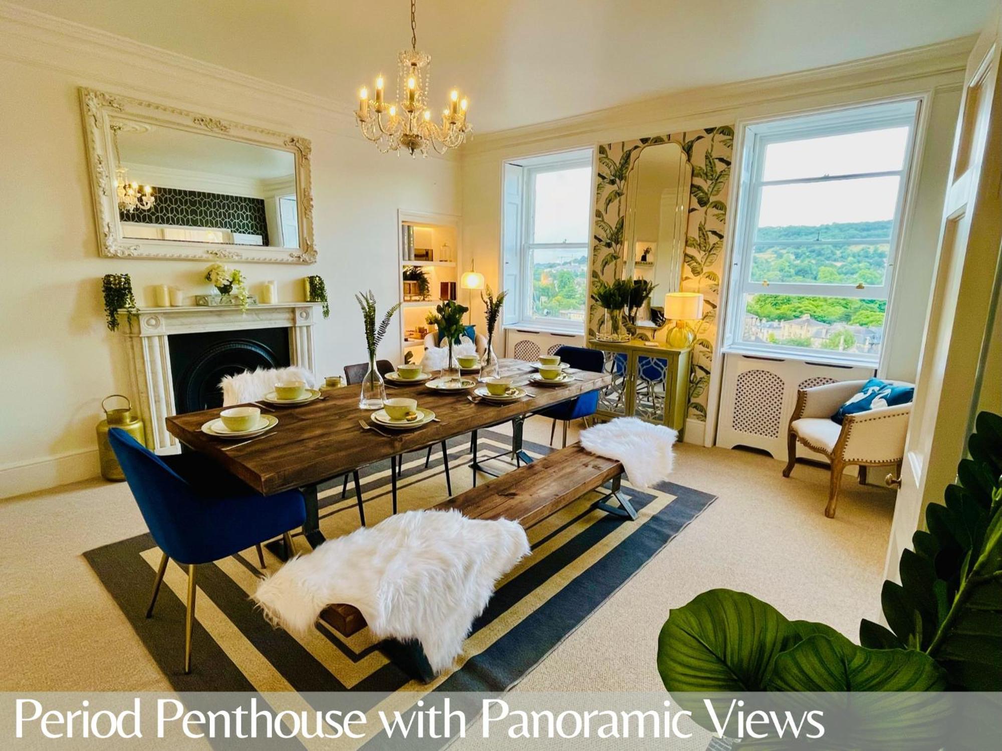 The Paragon Penthouse - Stunning Views Over Bath! 外观 照片